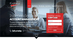Desktop Screenshot of debtpaygateway.com